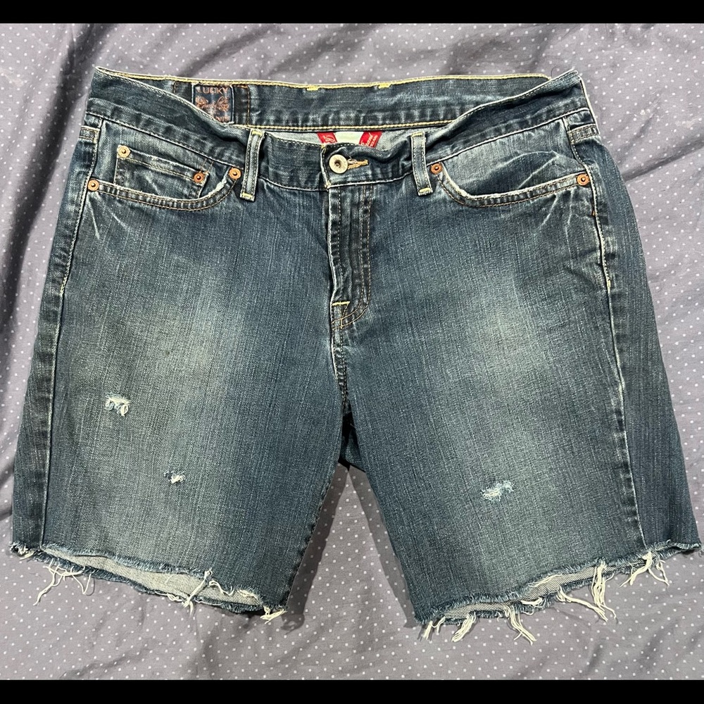 Lucky Brand jean shorts, great condition sz 12
